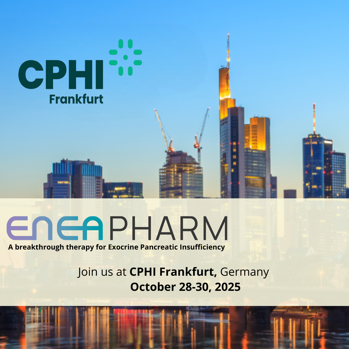 ENEAPHARM at CPHI FRANKFURT, 2025, October 28-30